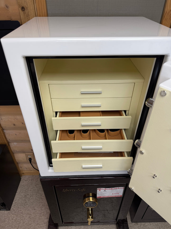 Dakota White Gloss 3024 Jewelry Safe